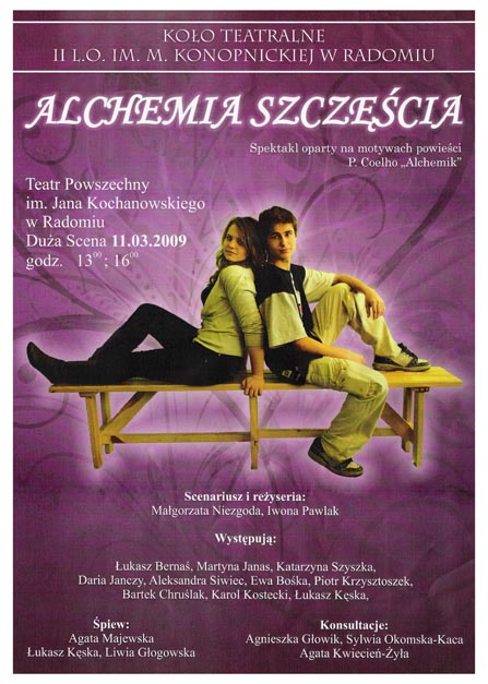 Plakat 'Alchemia Szcz�cia'